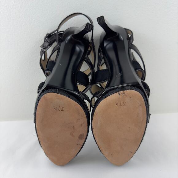 Herve Leger Sera Bondage black‎ heels  made in Italy - Picture 7 of 10